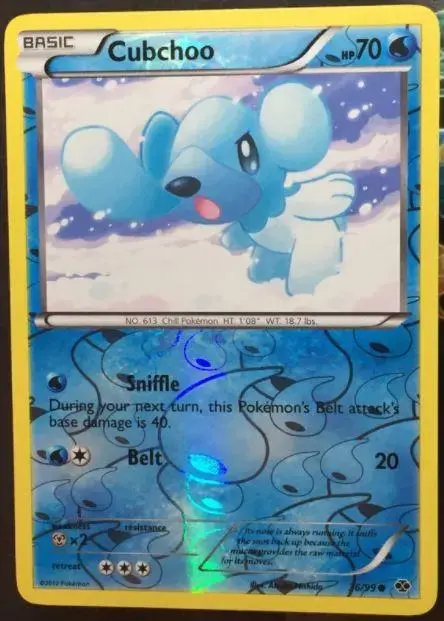 Cubchoo [Reverse Holo] - Pokemon Next Destinies #36