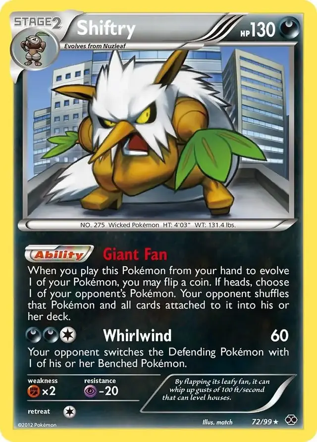 Shiftry - Pokemon Next Destinies #72