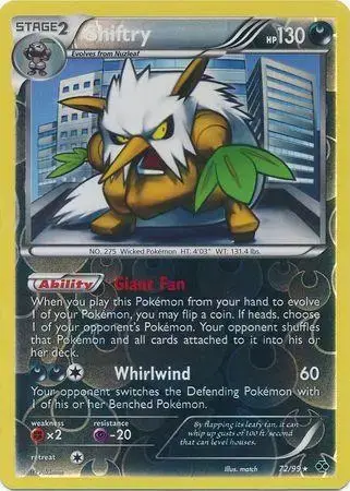 Shiftry [Reverse Holo] - Pokemon Next Destinies #72