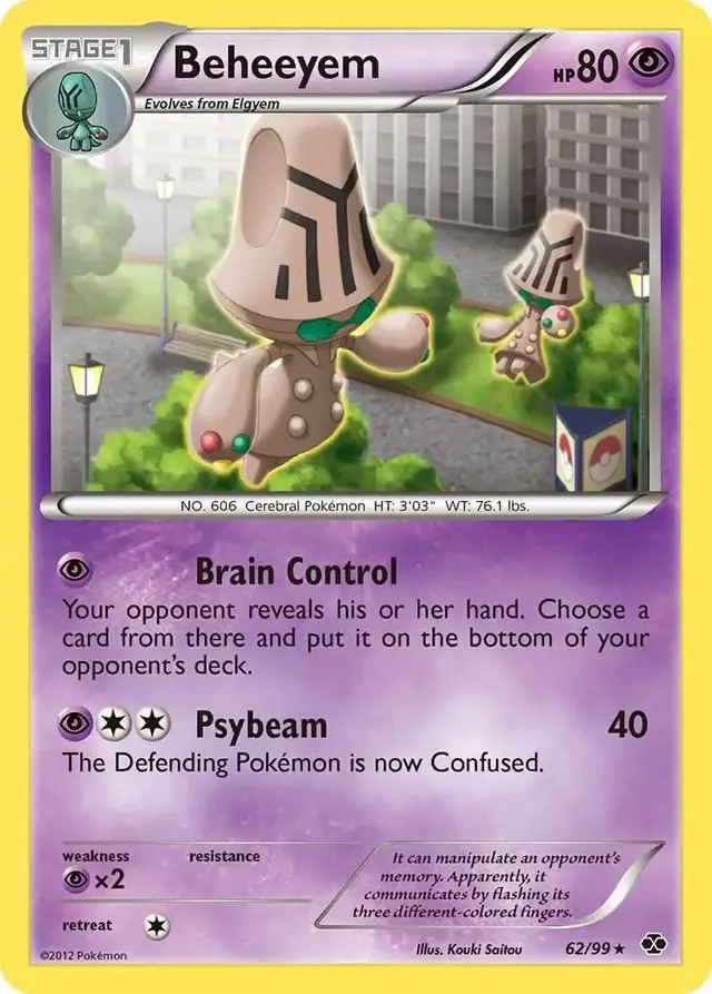 Beheeyem - Pokemon Next Destinies #62
