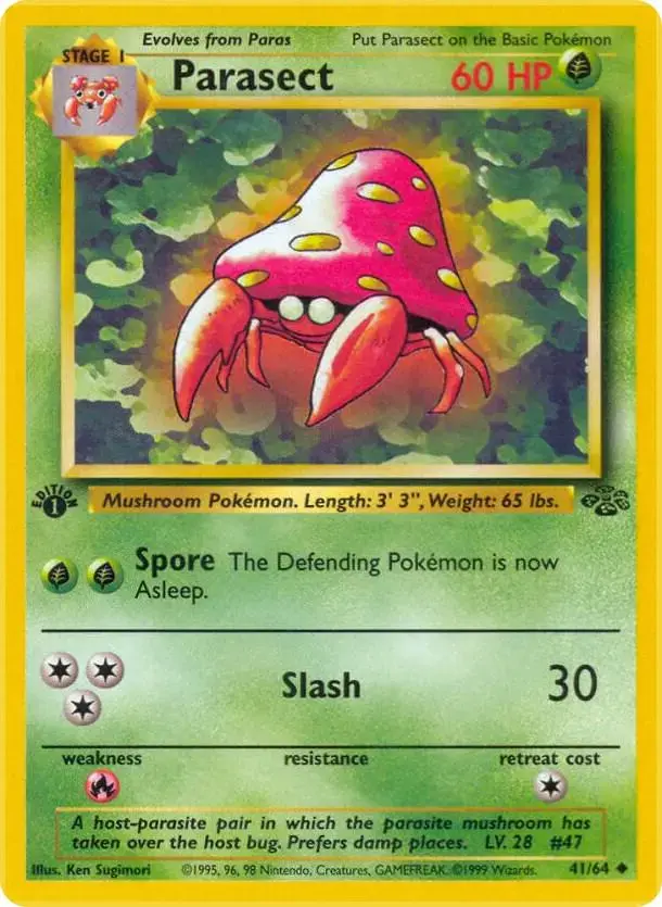 Parasect [1st Edition] - Pokemon Jungle #41
