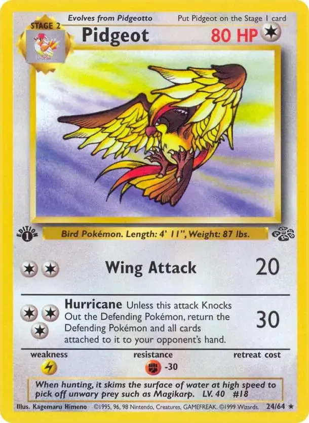 Pidgeot [1st Edition] - Pokemon Jungle #24