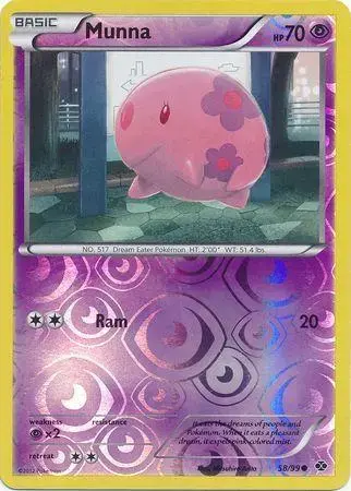 Munna [Reverse Holo] - Pokemon Next Destinies #58
