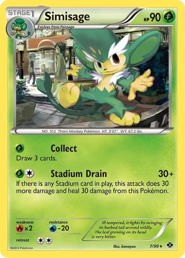Simisage - Pokemon Next Destinies #7