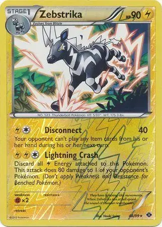 Zebstrika [Reverse Holo] - Pokemon Next Destinies #48