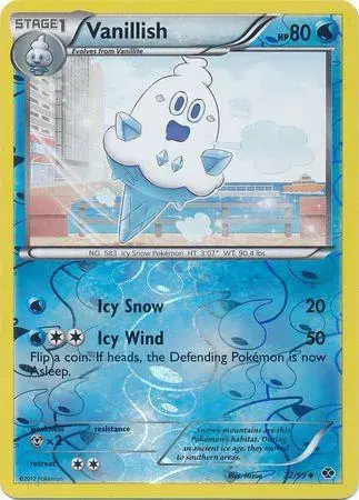 Vanillish [Reverse Holo] - Pokemon Next Destinies #32