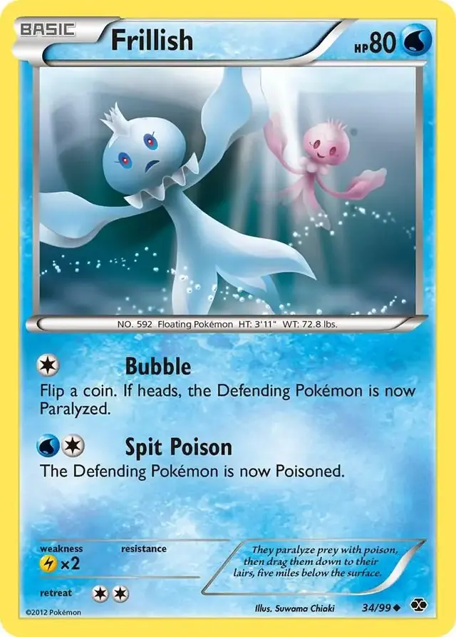 Frillish - Pokemon Next Destinies #34