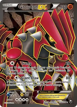 Groudon EX #106 - Pokemon Dark Explorers