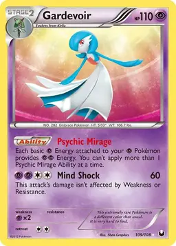 Gardevoir #109 - Pokemon Dark Explorers