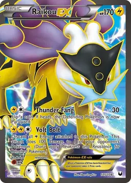 Raikou EX #105 - Pokemon Dark Explorers