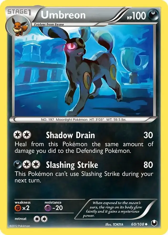 Umbreon - Pokemon Dark Explorers #60