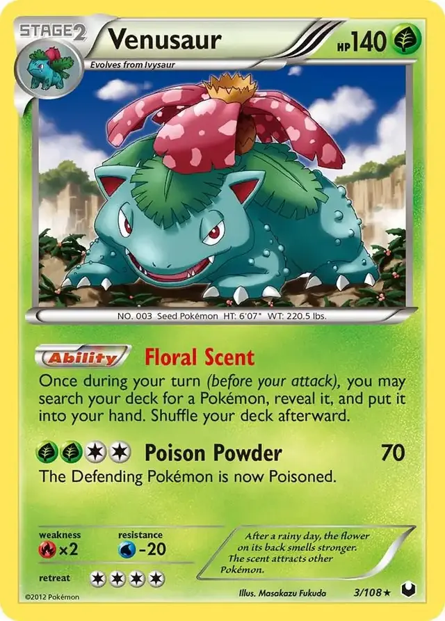 Venusaur - Pokemon Dark Explorers #3