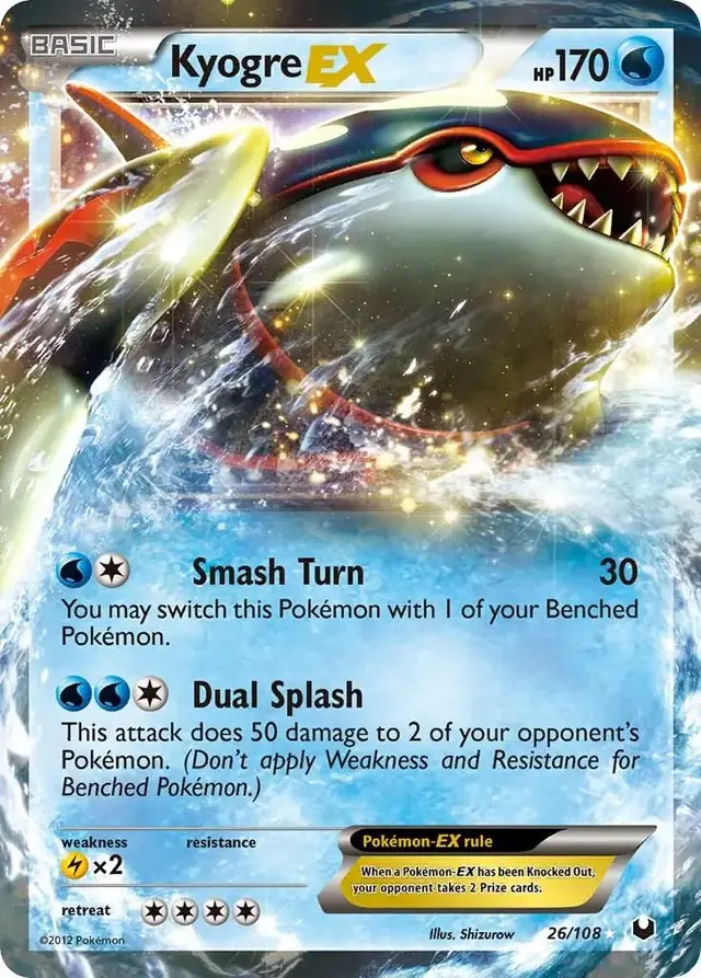 Kyogre EX - Pokemon Dark Explorers #26