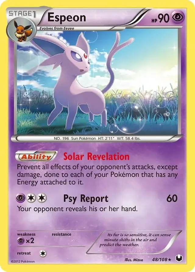 Espeon - Pokemon Dark Explorers #48