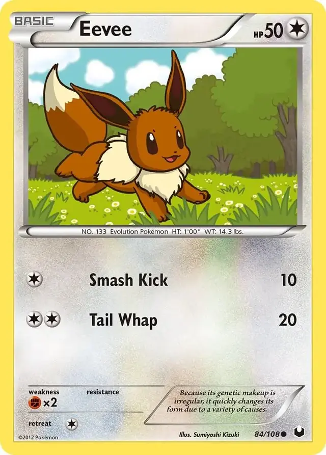 Eevee - Pokemon Dark Explorers #84