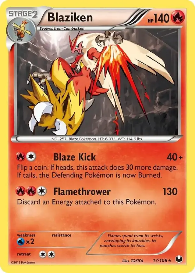 Blaziken - Pokemon Dark Explorers #17