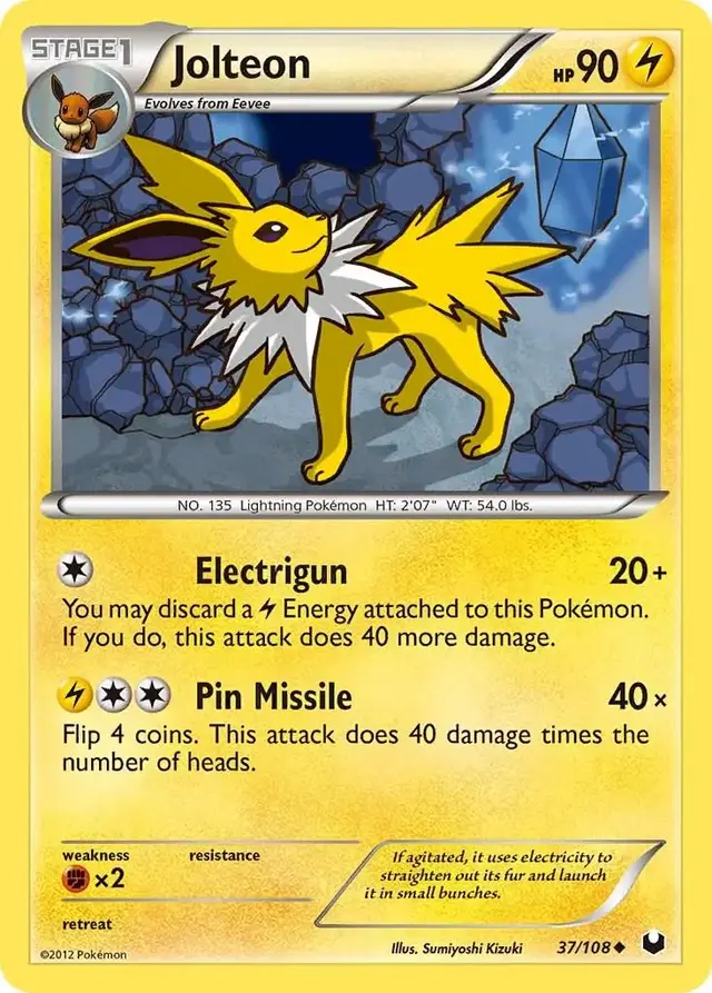 Jolteon - Pokemon Dark Explorers #37