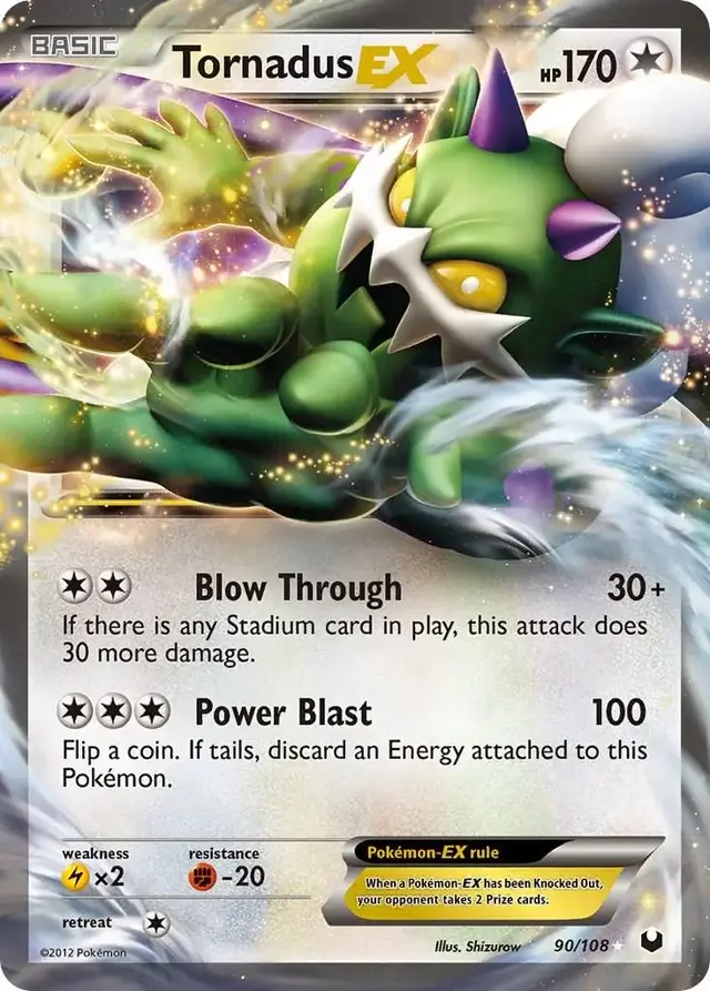 Tornadus EX - Pokemon Dark Explorers #90