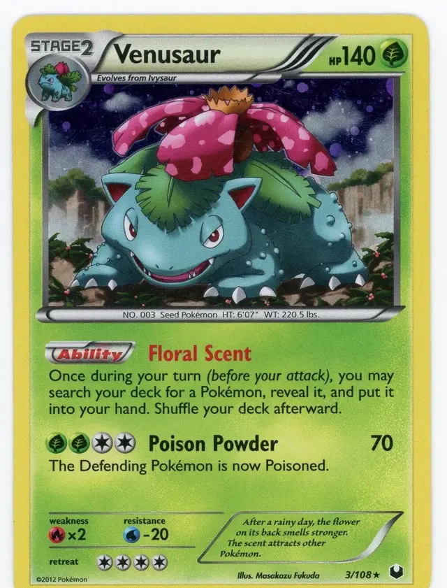 Venusaur [Cosmos Holo] - Pokemon Dark Explorers #3
