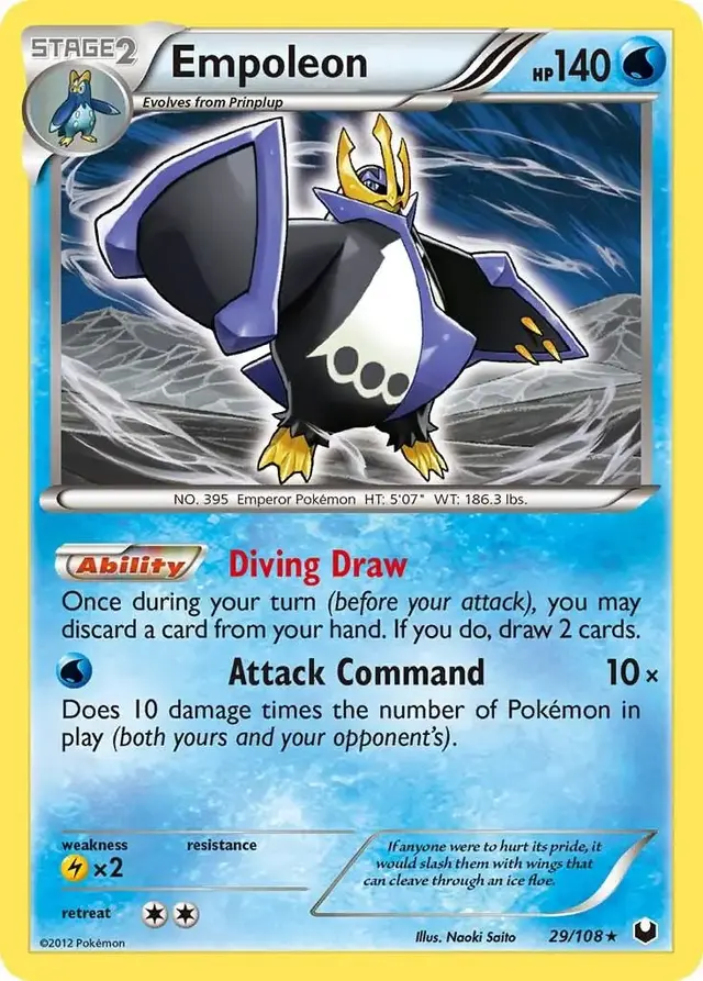 Empoleon - Pokemon Dark Explorers #29