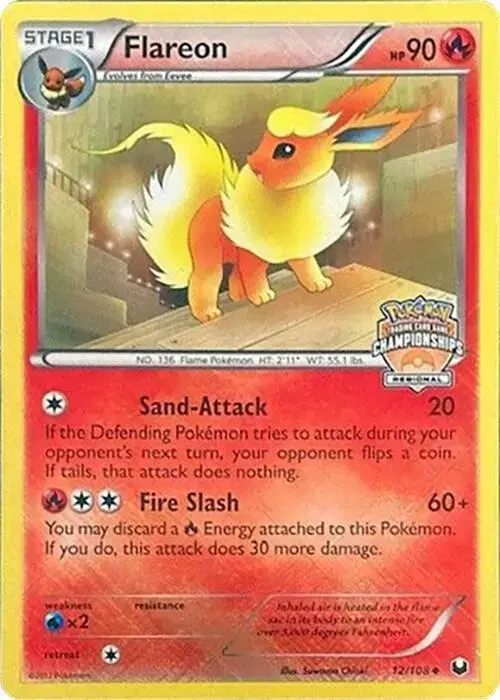 Flareon [Regional Championships] - Pokemon Dark Explorers #12