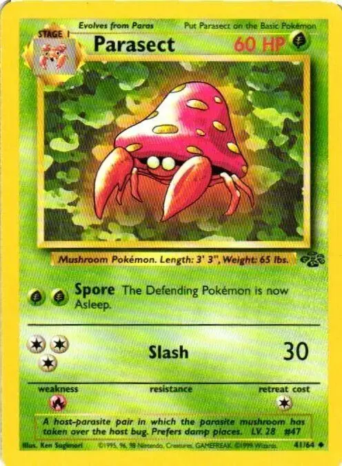 Parasect - Pokemon Jungle #41