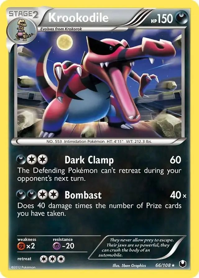 Krookodile - Pokemon Dark Explorers #66