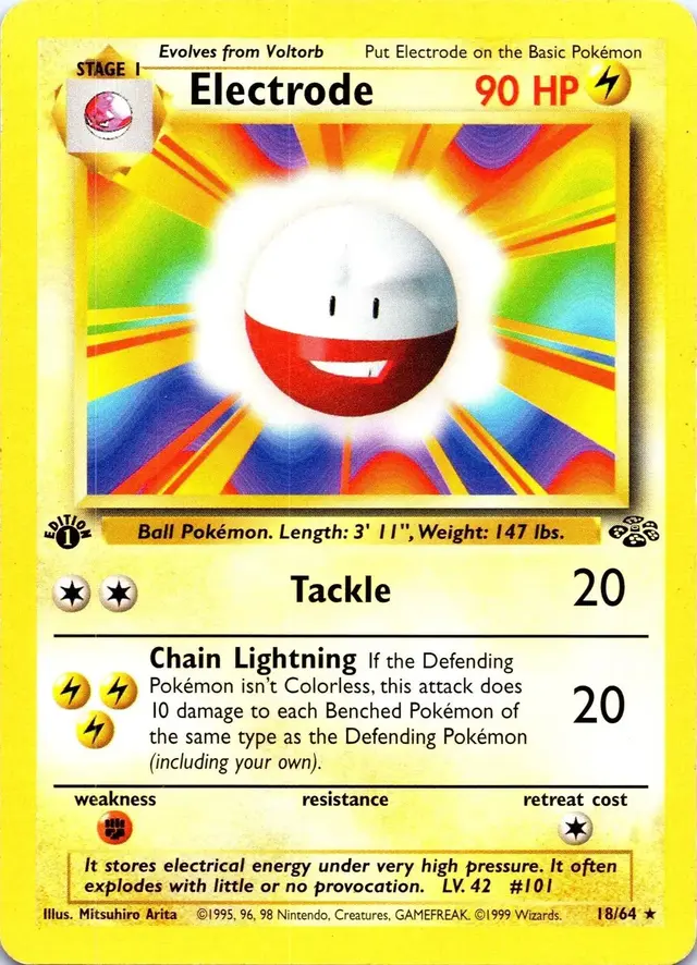 Electrode [1st Edition] - Pokemon Jungle #18
