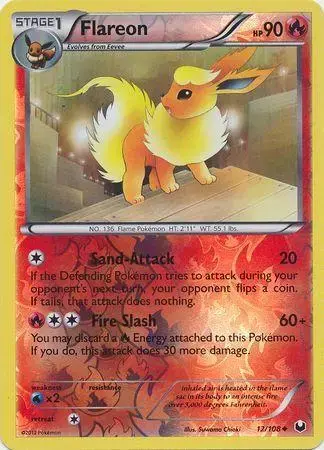 Flareon [Reverse Holo] - Pokemon Dark Explorers #12