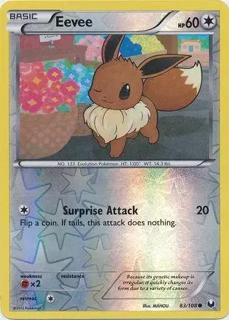 Eevee [Reverse Holo] - Pokemon Dark Explorers #83
