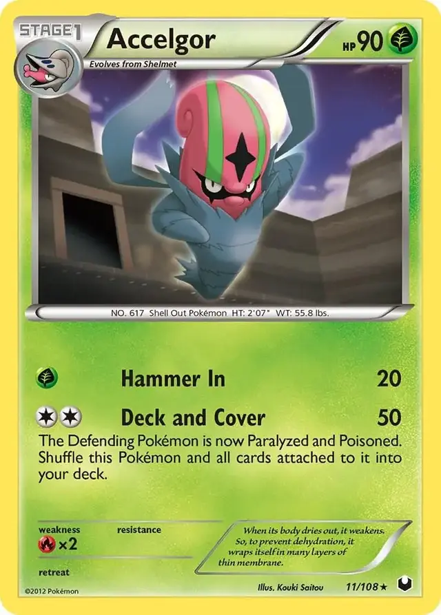 Accelgor - Pokemon Dark Explorers #11