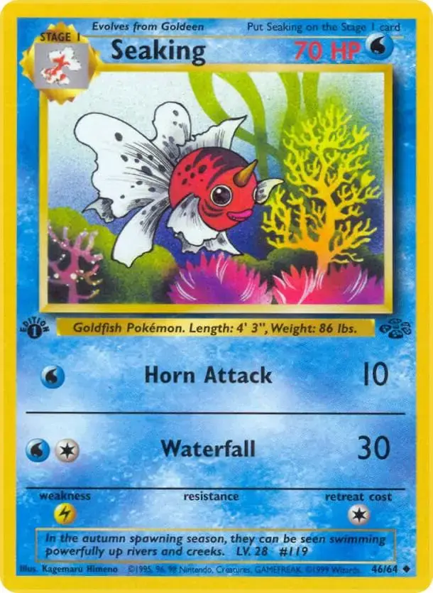 Seaking [1st Edition] - Pokemon Jungle #46
