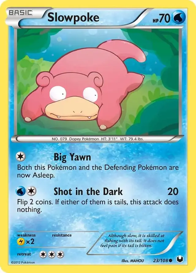 Slowpoke - Pokemon Dark Explorers #23