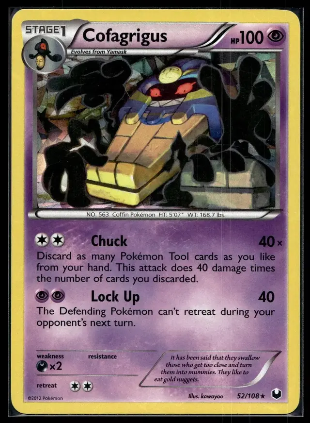 Cofagrigus [Cracked Ice Holo] - Pokemon Dark Explorers #52