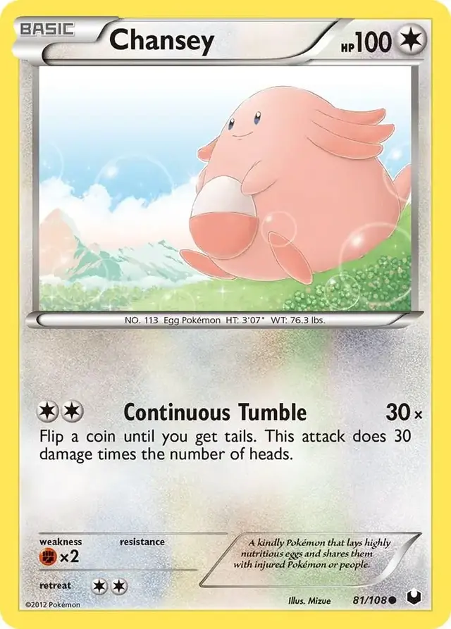 Chansey - Pokemon Dark Explorers #81
