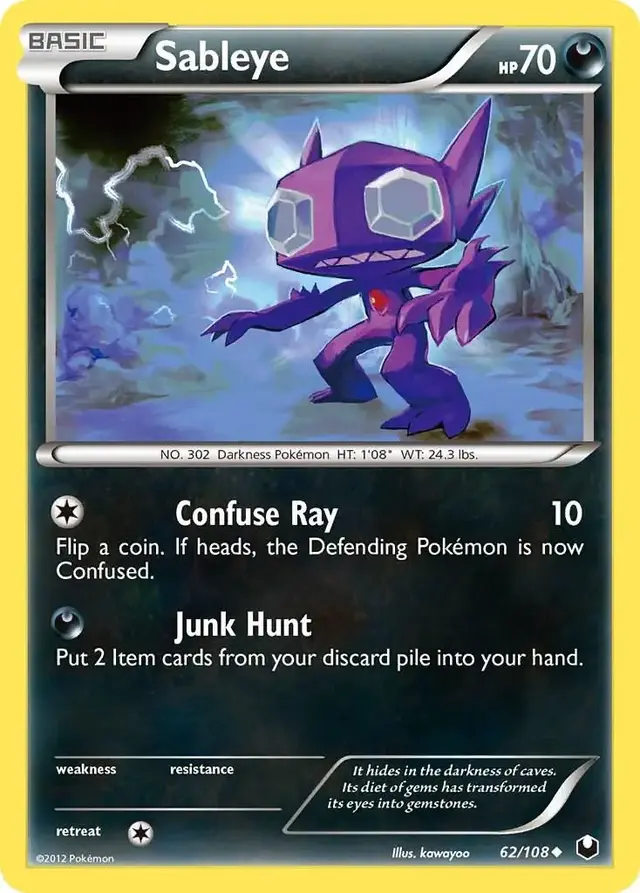 Sableye - Pokemon Dark Explorers #62