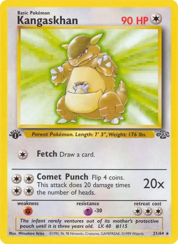 Kangaskhan [1st Edition] - Pokemon Jungle #21
