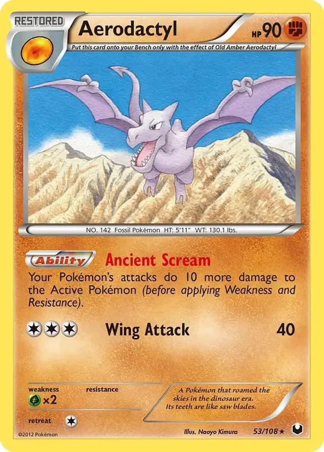 Aerodactyl - Pokemon Dark Explorers #53