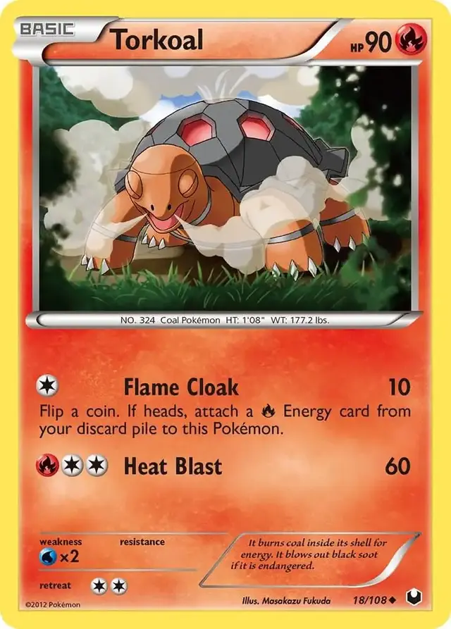 Torkoal - Pokemon Dark Explorers #18
