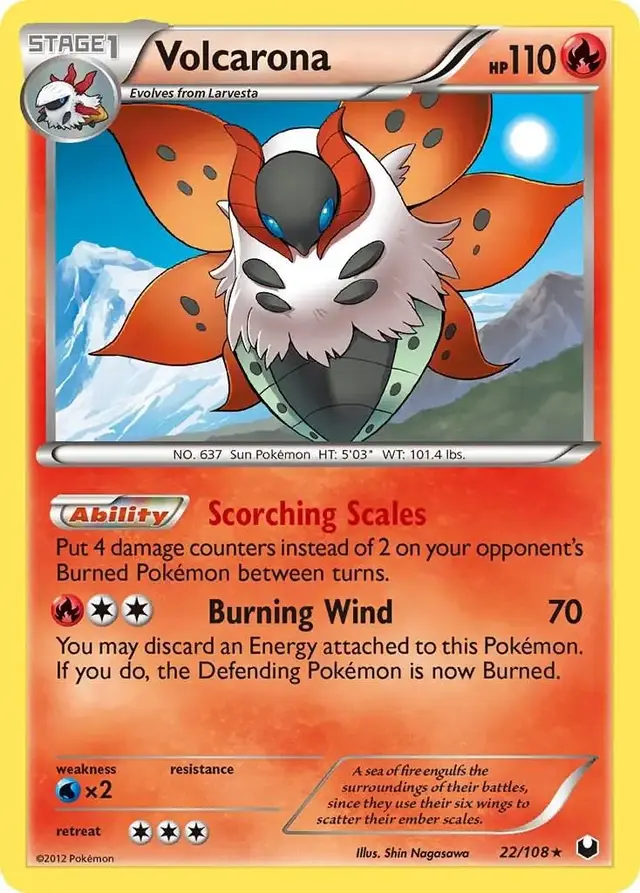 Volcarona - Pokemon Dark Explorers #22