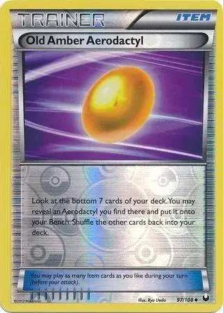 Old Amber Aerodactyl [Reverse Holo]
