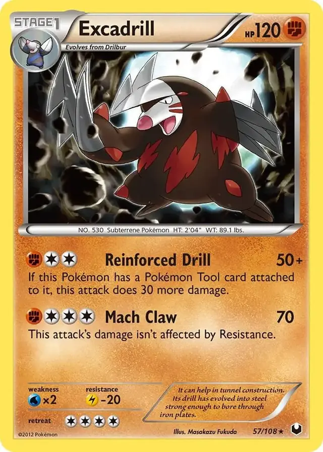 Excadrill - Pokemon Dark Explorers #57