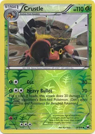 Crustle [Reverse Holo] - Pokemon Dark Explorers #8