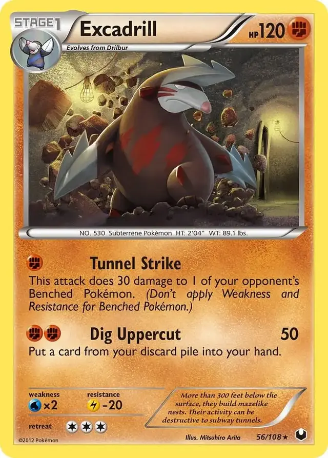 Excadrill - Pokemon Dark Explorers #56