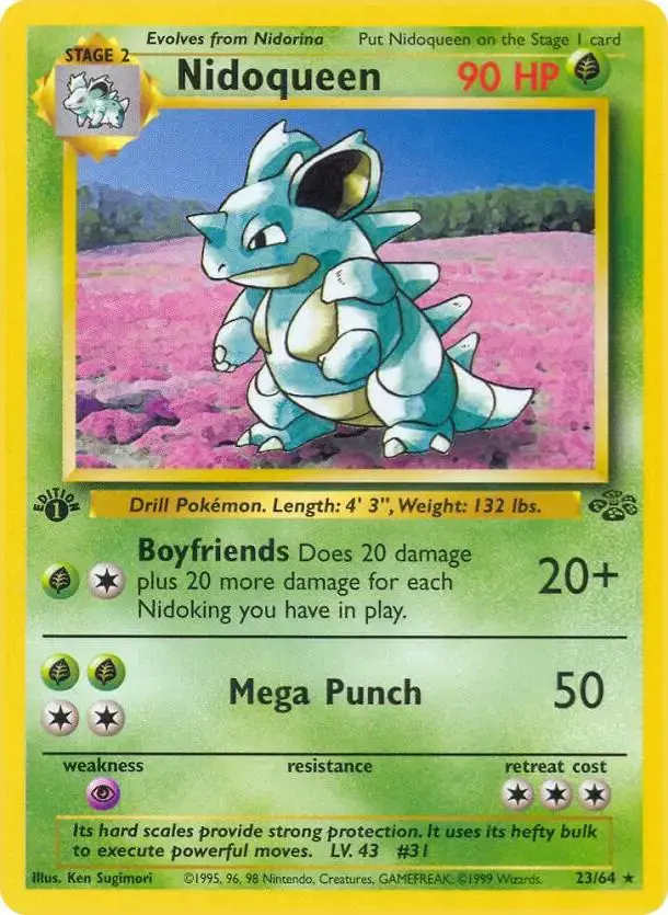 Nidoqueen [1st Edition] - Pokemon Jungle #23