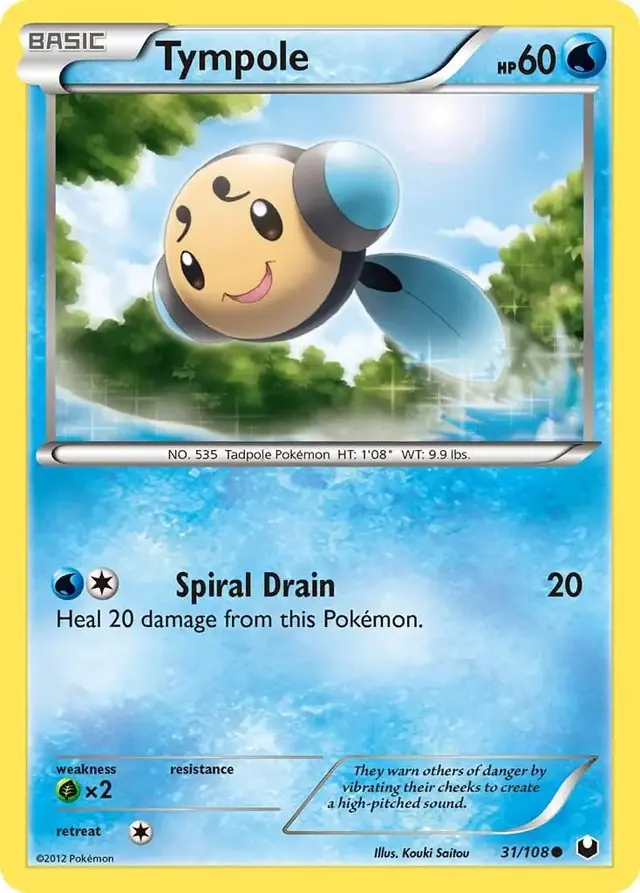 Tympole - Pokemon Dark Explorers #31