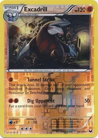 Excadrill [Reverse Holo] - Pokemon Dark Explorers #56