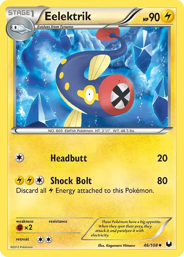 Eelektrik - Pokemon Dark Explorers #46