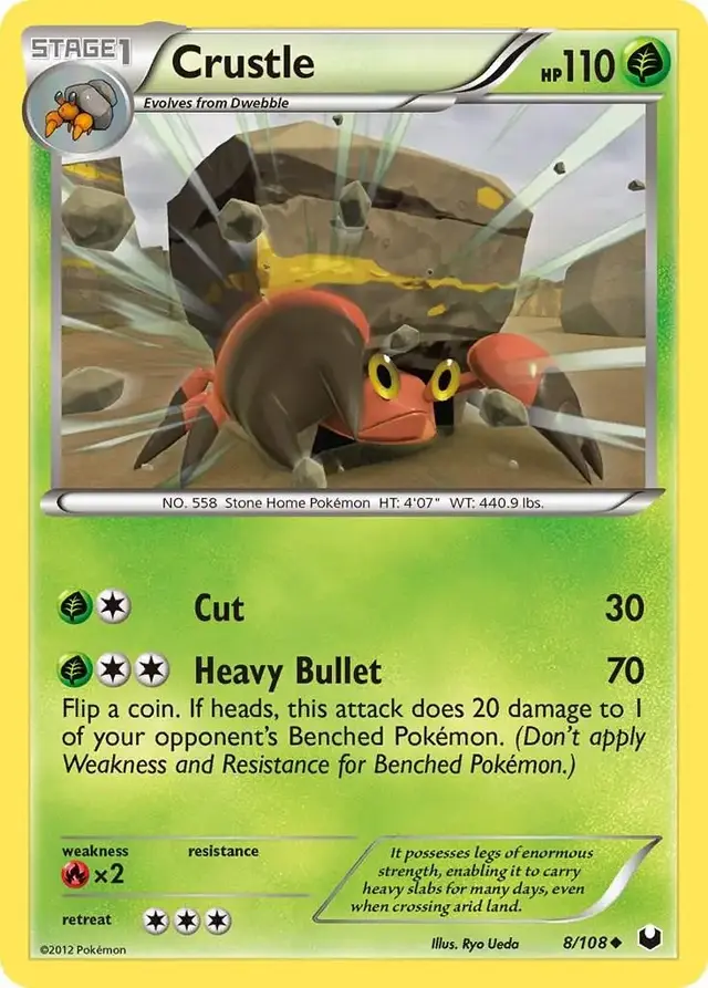 Crustle - Pokemon Dark Explorers #8