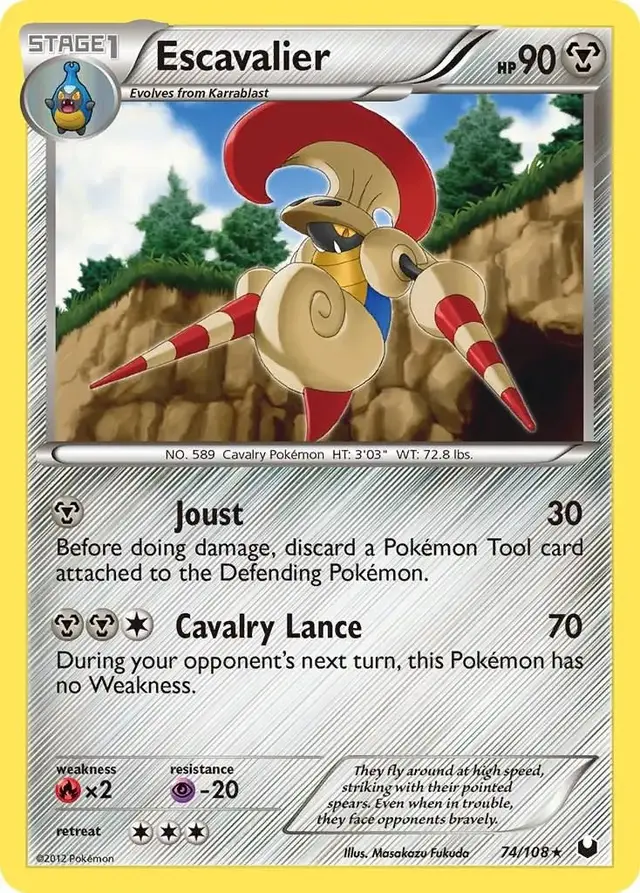 Escavalier - Pokemon Dark Explorers #74